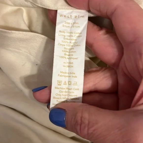 West Elm Pillow Cover - Picture 3 of 3